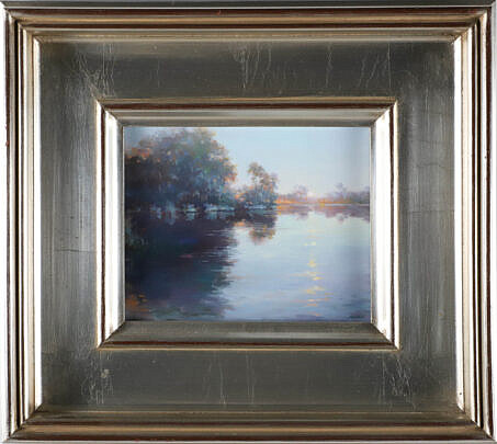 Arnold Desmarais Oil on Masonite "Quite Inlet"