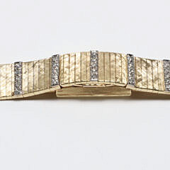 Jean Claud Vintage 14k Gold and Diamond Ladies Wristwatch
