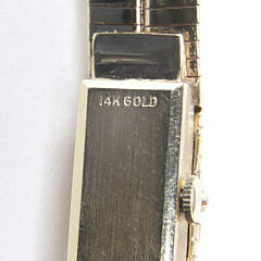 Jean Claud Vintage 14k Gold and Diamond Ladies Wristwatch