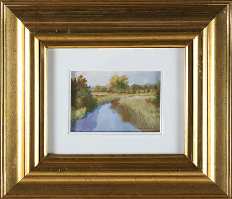 Reif Snyder Miniature Oil on Board "Old Lyme, Connecticut"