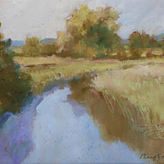 Reif Snyder Miniature Oil on Board “Old Lyme, Connecticut”