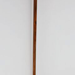 Large Carved Dog Head Grip Walking Stick, 19th Century