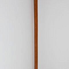 Carved Alligator C-Grip Cane, 19th Century