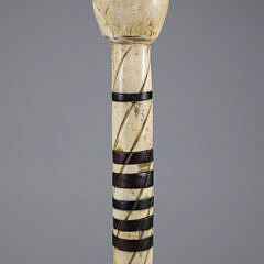 23-7000 19th Century Ball Grip Walking Stick A 5096 JPG