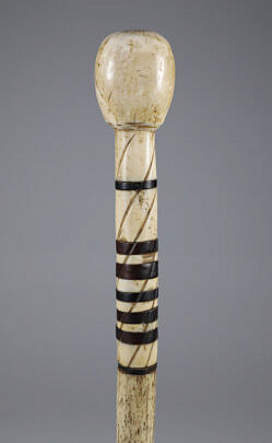 23-7000 19th Century Ball Grip Walking Stick A 5096 JPG