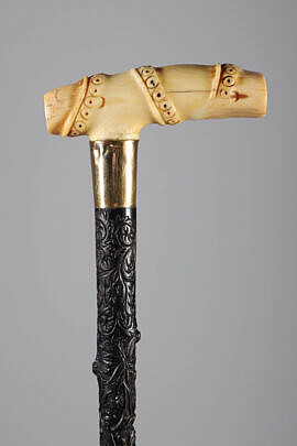 231-7000 19th Century L-Grip Cane A 5336 JPG