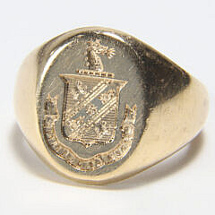 Tiffany & Co. 14k Gold Signet Ring