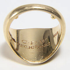 Tiffany & Co. 14k Gold Signet Ring