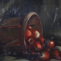 Dee Macy Oil on Canvas “Apple Still Life”