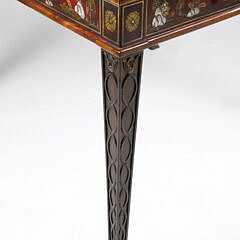 Maitland Smith Leather Bound Games Table
