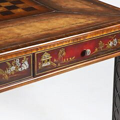 Maitland Smith Leather Bound Games Table