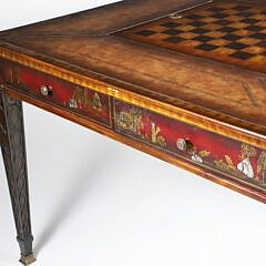 Maitland Smith Leather Bound Games Table