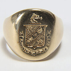 Tiffany & Co. 14k Gold Signet Ring