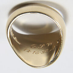 Tiffany & Co. 14k Gold Signet Ring