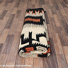 Room Size Navajo Indian Style Southwest Geometric Design Hand Woven Wool Rug