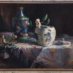 Dee Macy Oil on Canvas “Chinese Tabletop Still Life”