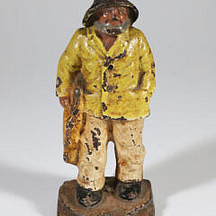 Vintage Cast Iron Old Salt Doorstop