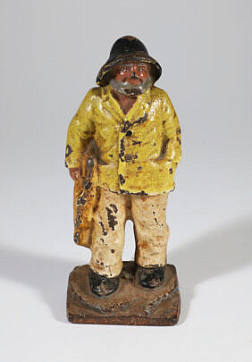 Vintage Cast Iron Old Salt Doorstop