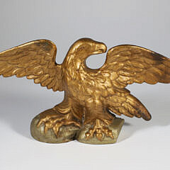 Vintage Cast Iron American Eagle Doorstop