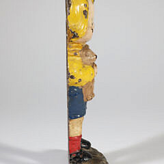Cast Iron Painted Antique Hubley Doorstop “Bobby Blake”