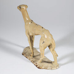Vintage Cast Iron Greyhound Doorstop