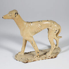 Vintage Cast Iron Greyhound Doorstop
