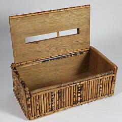 Vintage Decorative Bamboo Tissue Box