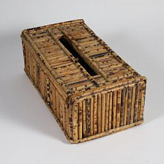 Vintage Decorative Bamboo Tissue Box