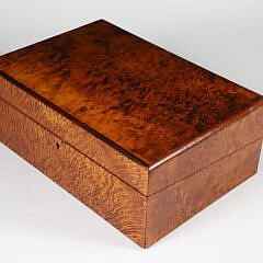 Antique Burlwood Lap Desk