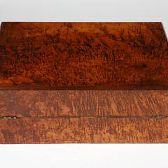 Antique Burlwood Lap Desk
