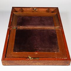 Antique Burlwood Lap Desk