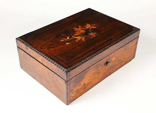 Tropical Wood Lift Top Box