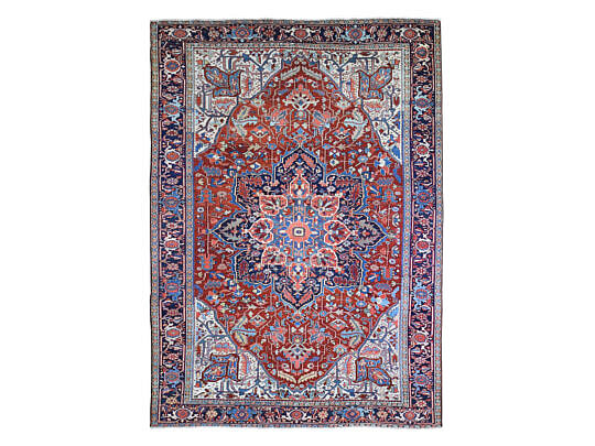 265-4700 Persian Red Blue Heriz A