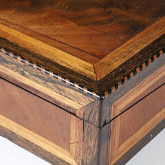 Mahogany Inlaid Lap Desk of Unusual Form, 19th Century