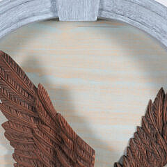 S.G. Seltz Folk Art Carved Bald Eagle in Flight