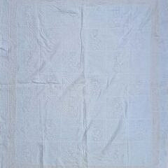 Vintage American “Overall Sam” Patchwork Quilt, circa 1930s