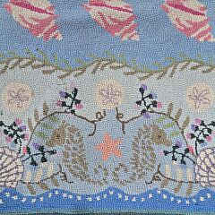 Claire Murray Shell Pattern Hooked Rug