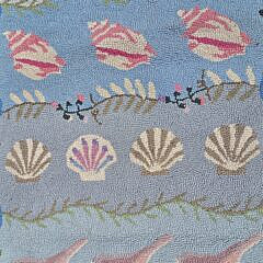 Claire Murray Shell Pattern Hooked Rug