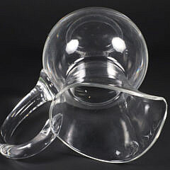 Signed Steuben Clear Glass Water Pitcher