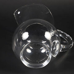 Signed Steuben Clear Glass Water Pitcher