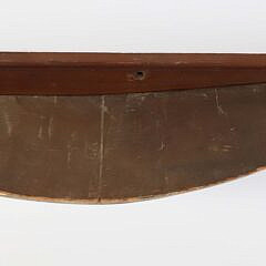 Antique Carved and Painted Three-Lift Half Hull