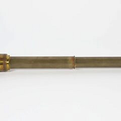 Antique Brass and Leather Wrapped Spyglass