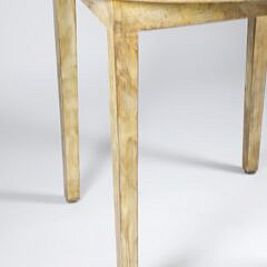 White Washed Country Round Breakfast Table