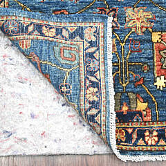 Northwest Persian Vegetable Dyed Blue Hand Knotted Wool Oriental Carpet