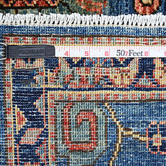 Northwest Persian Vegetable Dyed Blue Hand Knotted Wool Oriental Carpet