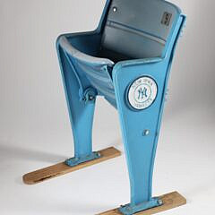 New York Yankees Stadium Chair From the 1970’s Renovation