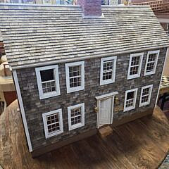 Nantucket Doll House Handcrafted by Robert E. Anderson, Brewster Massachusetts, 1982