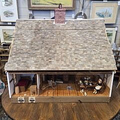 Nantucket Doll House Handcrafted by Robert E. Anderson, Brewster Massachusetts, 1982