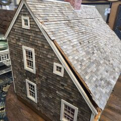 Nantucket Doll House Handcrafted by Robert E. Anderson, Brewster Massachusetts, 1982