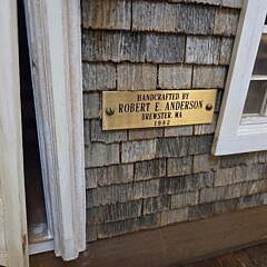 Nantucket Doll House Handcrafted by Robert E. Anderson, Brewster Massachusetts, 1982